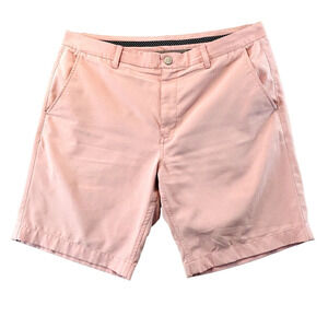 Mens 38 Bonobos Highland Tour Golf Shorts Light Pink 10" Inseam Flaws‎